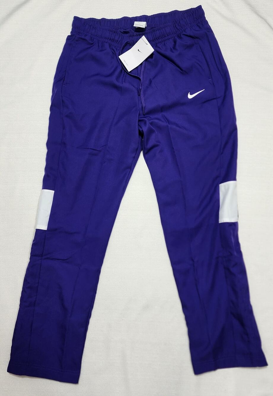 Nike Dri-Fit Womens Purple Track Pants Size LARGE